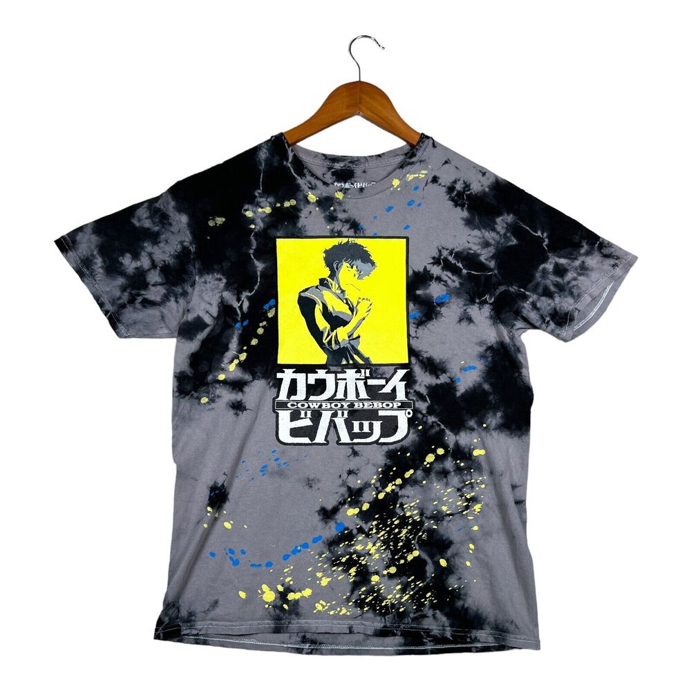 Cowboy Bebop Anime See You Space Cowboy Spike Sunrise Tie Dye Official T-Shirt M